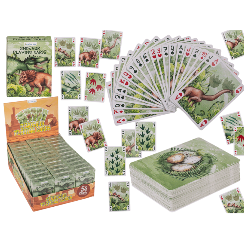 IGRAĆE KARTE DINISAUR 5,7 X 8,7 CM 54 KOM