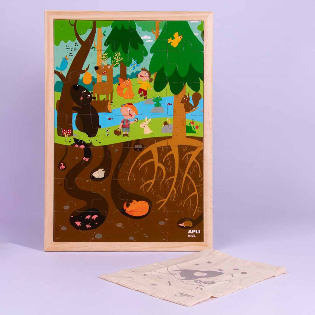 APLI  PUZZLE U RAZINAMA, ŠUMA