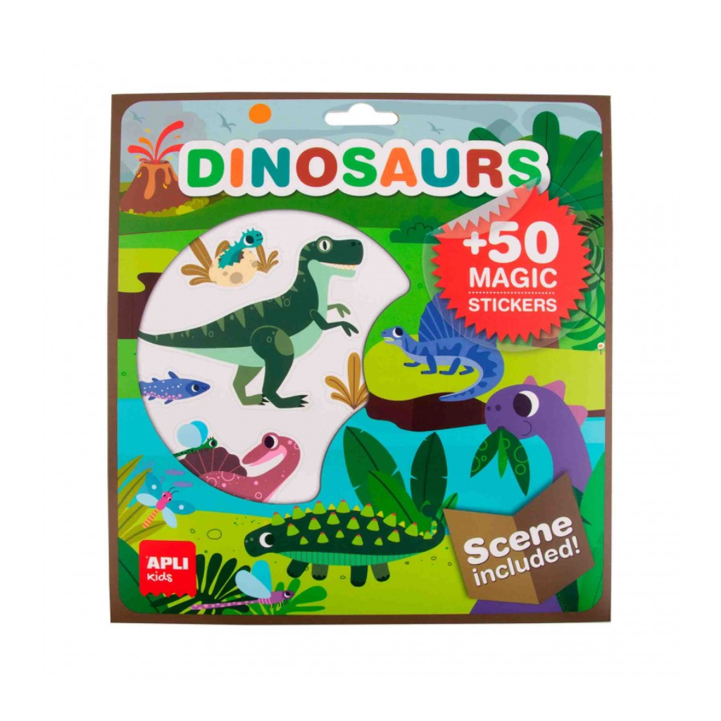 APLI ČAROBNE NALJEPNICE DINOSAURI