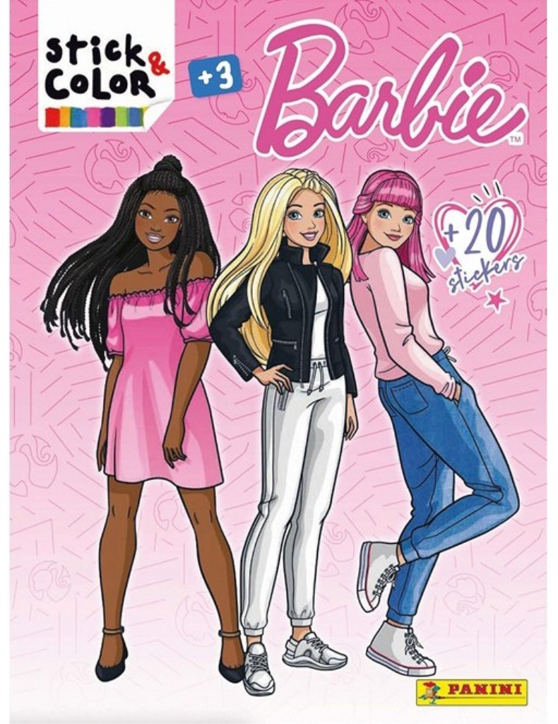 BARBIE BOJANKA -  SLOŽI I ZALJEPI FASHION
