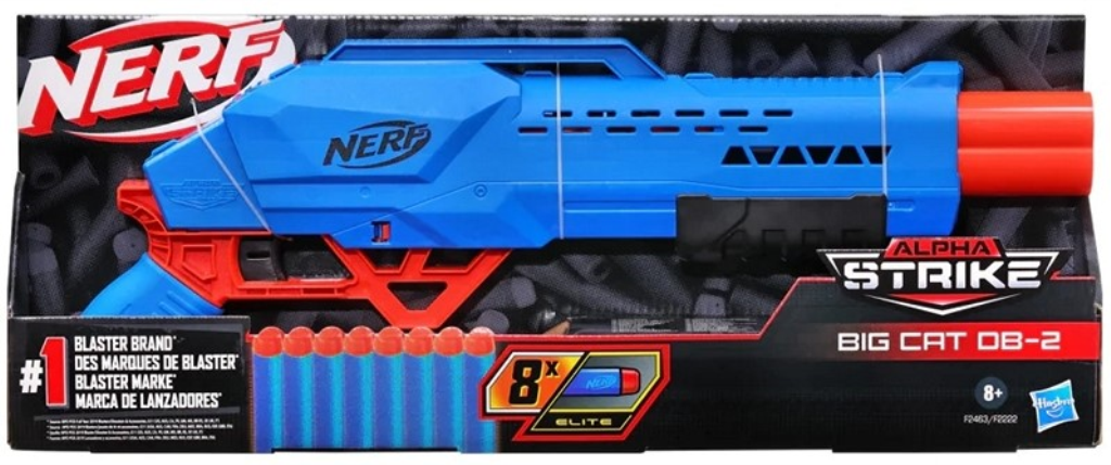 PUŠKA NERF ALPHA STRIKE BIG CAT DB2 20X52CM
