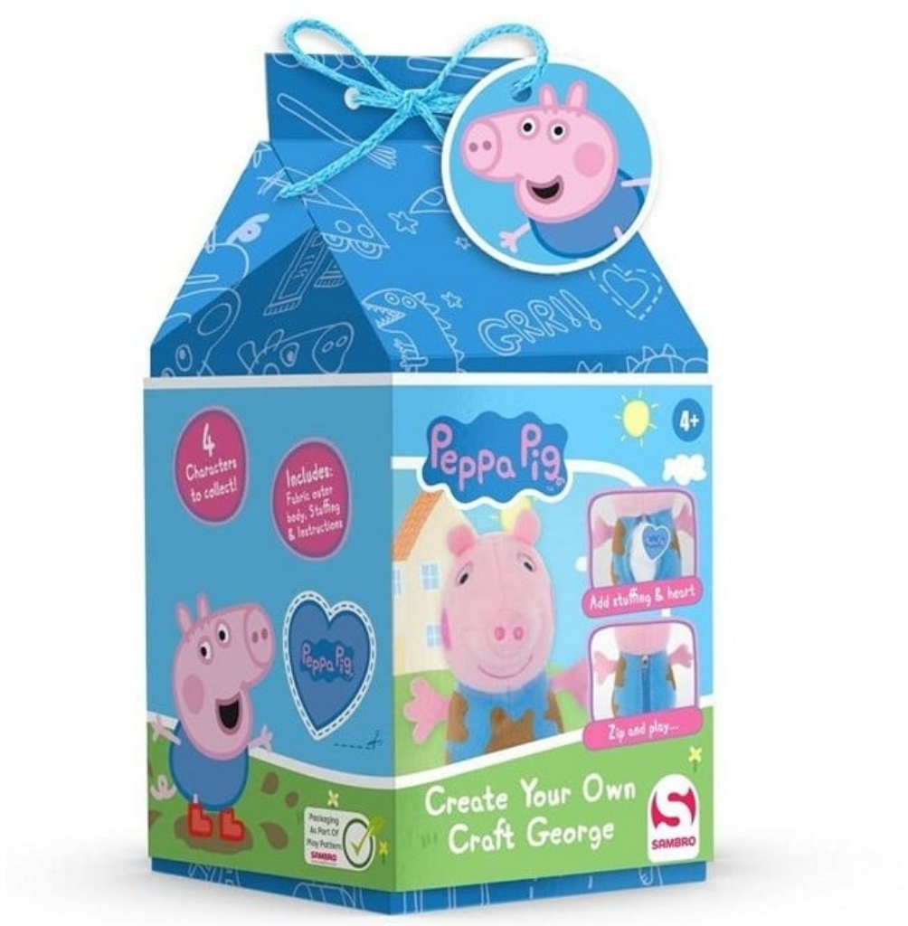 PEPPA PIG KUĆICA KREATIVNI SET GEORGE 9X19CM