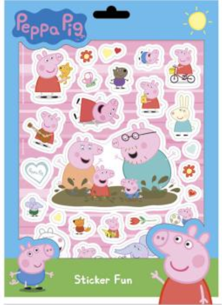 NALJEPNICE PEPPA PIG 18X23CM 8 STRANICA