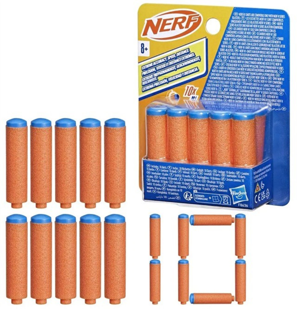 STRELICE NERF N1 REFILL 10KOMADA  10,5X12,5CM