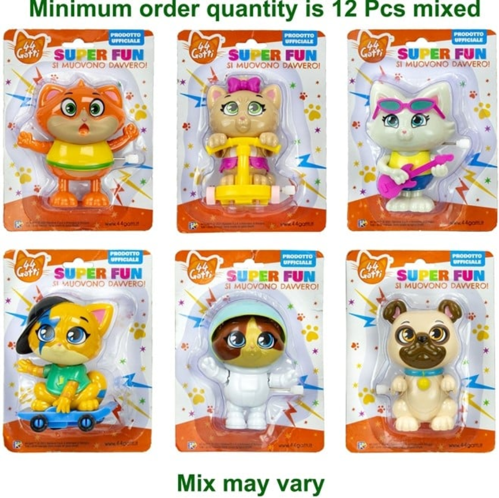 44 MAČKE SUPER ZABAVNA FIGURICA NA NAVIJANJE  9,5X13 CM