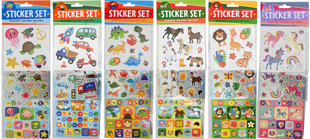 SET NALJEPNICE TRIO  6ASST