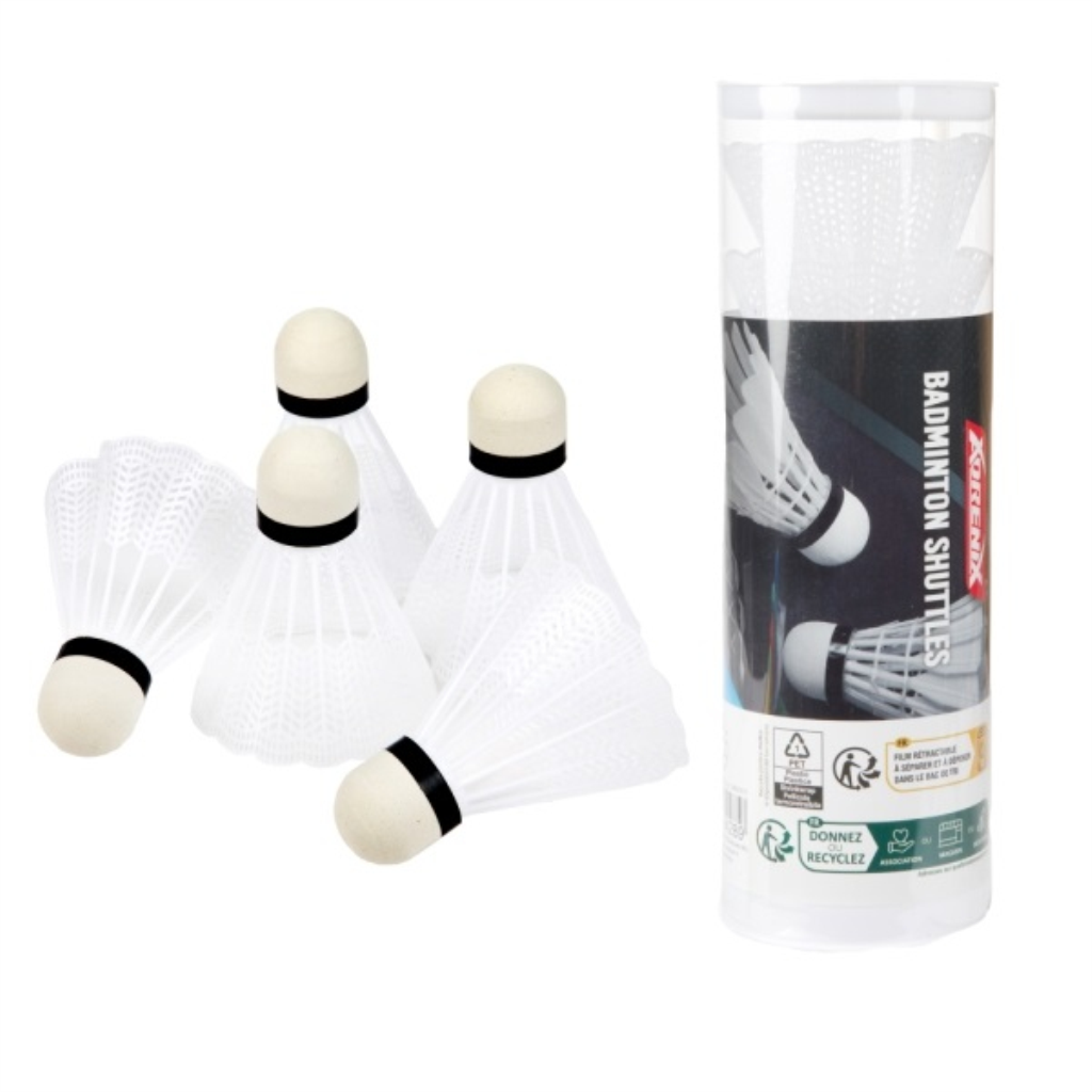 BADMINTON LOPTICE BIJELE - 5 KOMADA