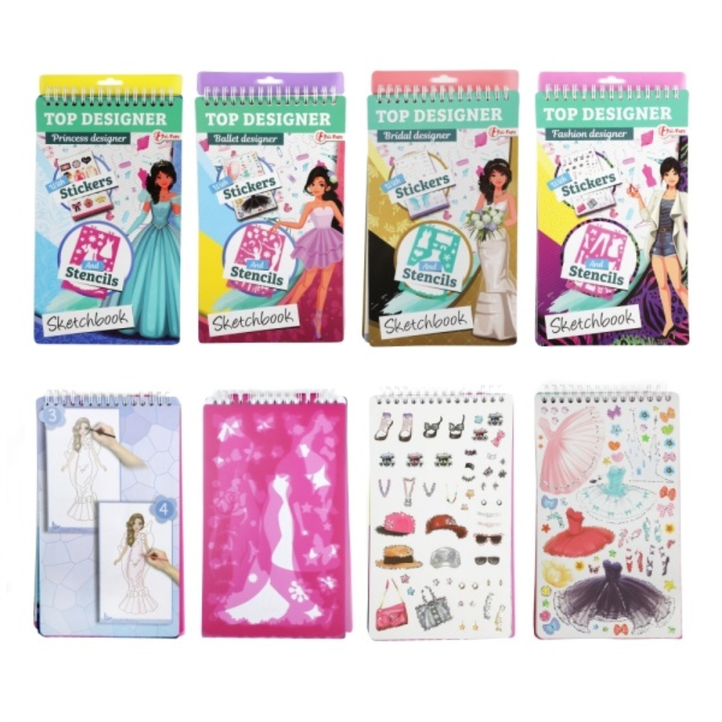 TOP DIZAJNER S NALJEPNICAMA I ŠABLONIMA 4ASST