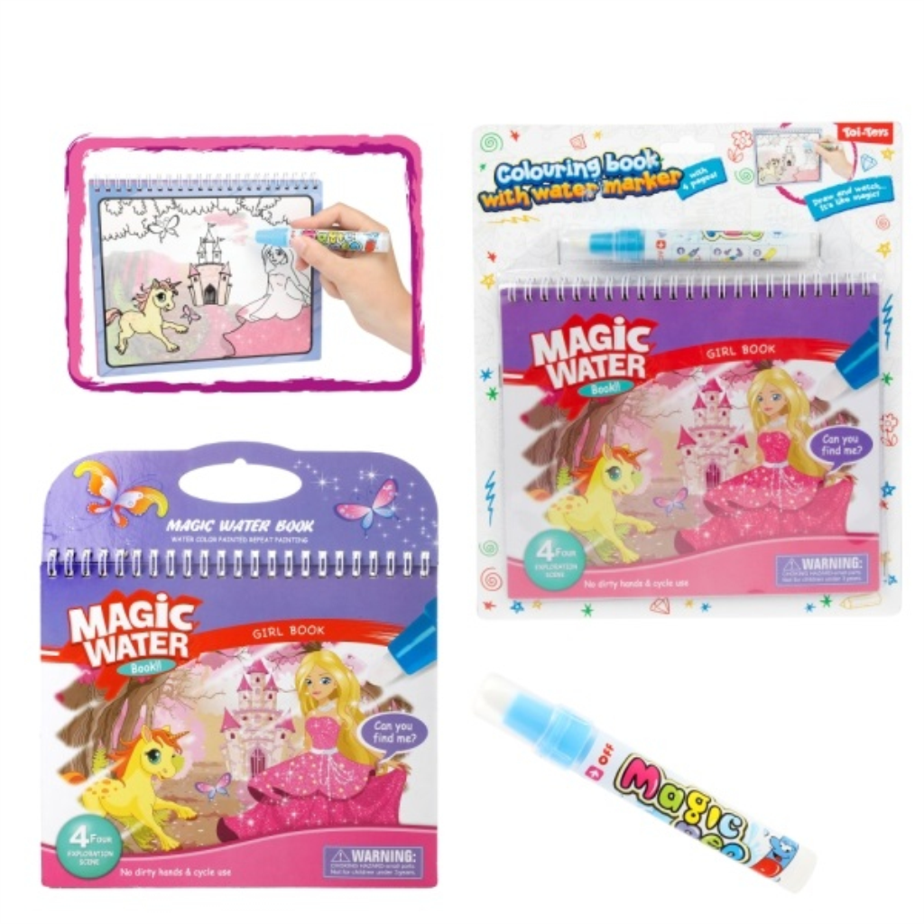 ČAROBNA BOJANKA S VODOM - PRINCEZA