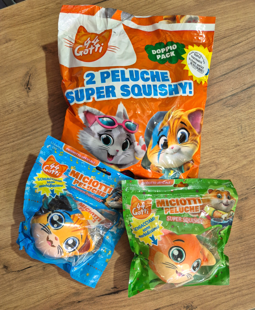 44 MAČKE VREĆICA IZNENAĐENJA PLIŠANA IGRAČKA