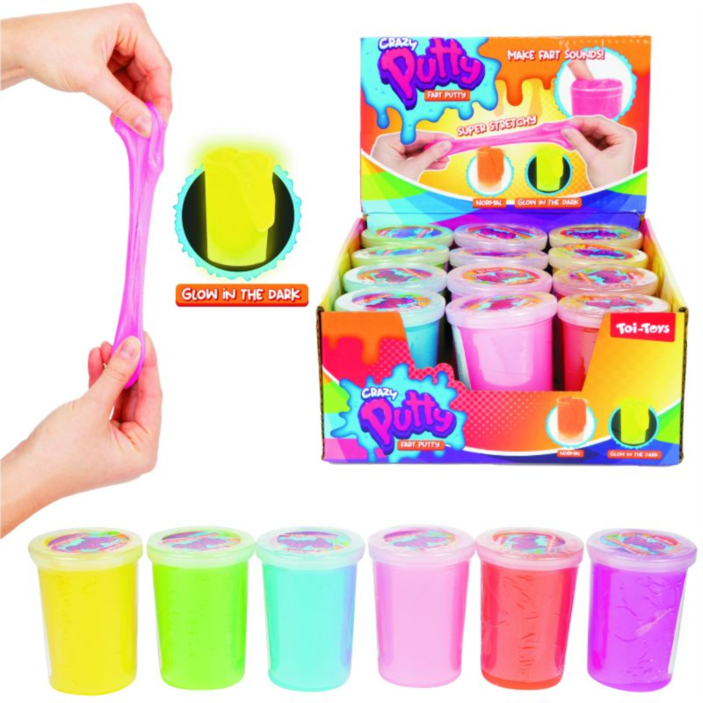 FUN LJIGAVAC PUTTY FLOROSCENTNI 6ASST