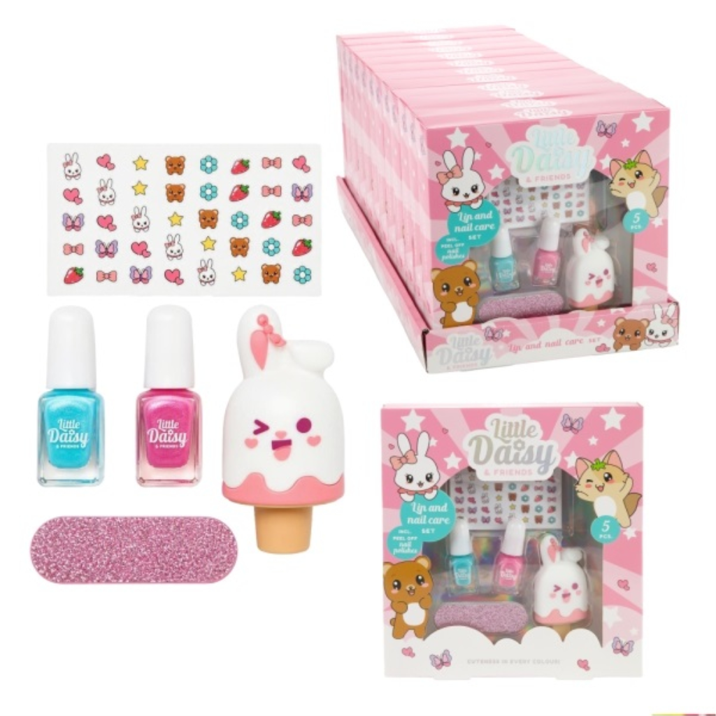 LITTLE DAISY SET (USNE I NOKTI) S DODATKOM U OBLIKU ZECA
