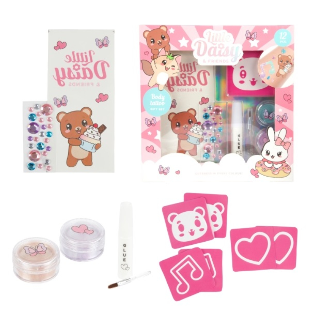 LITTLE DAISY SET ZA TETOVIRANJE + SVJETLUCAVI PRAH
