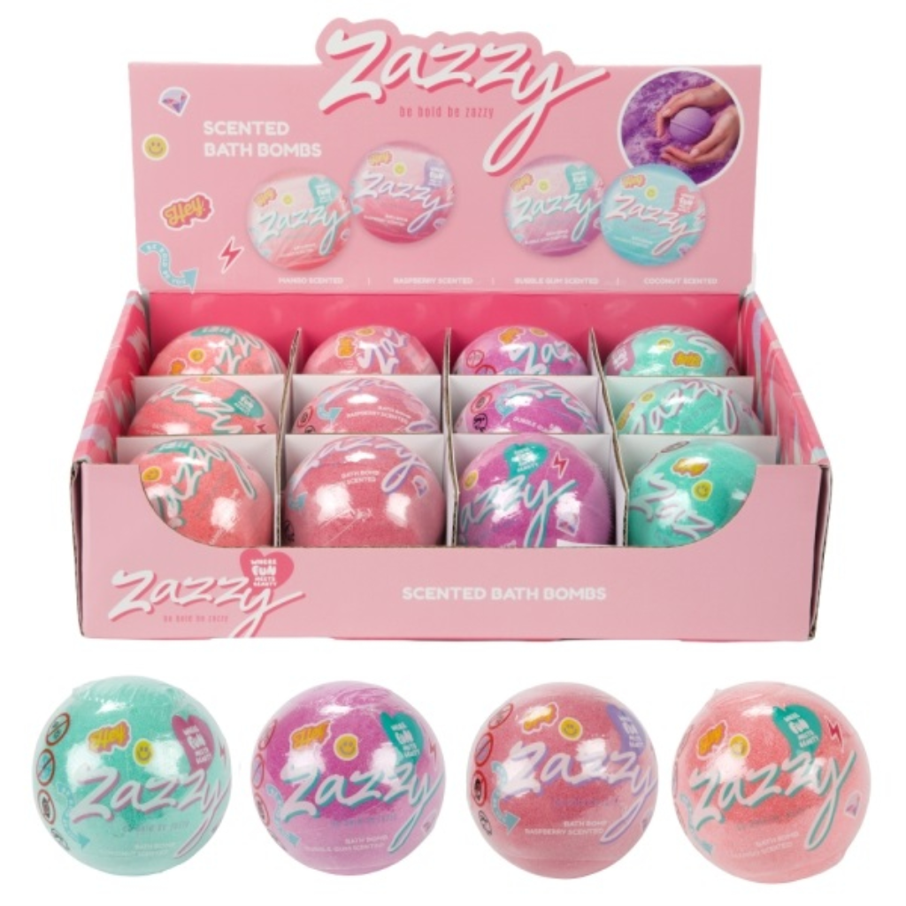 ZAZZY MIRISNA KUGLA ZA KUPANJE, 90 G, 4 VRSTE
