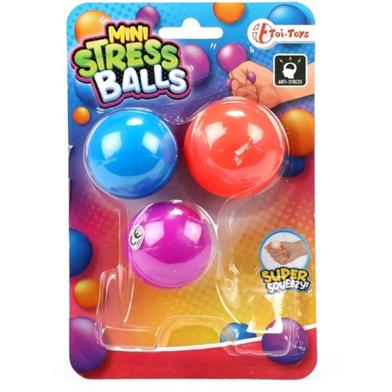 ANTISTRES LOPTICE 4CM, 3 U PAKIRANJU