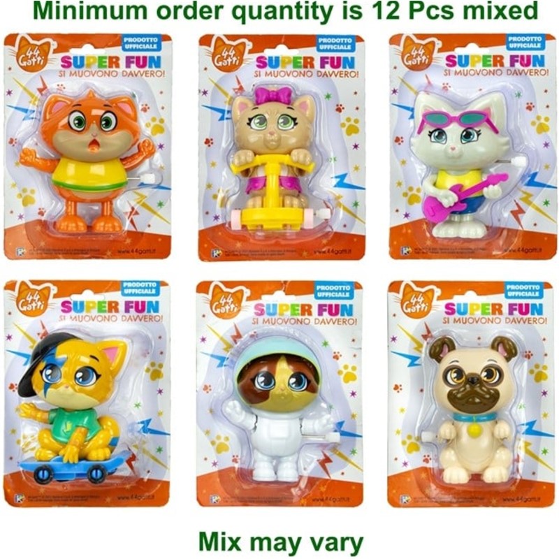 44 MAČKE SUPER ZABAVNA FIGURICA NA NAVIJANJE  9,5X13 CM