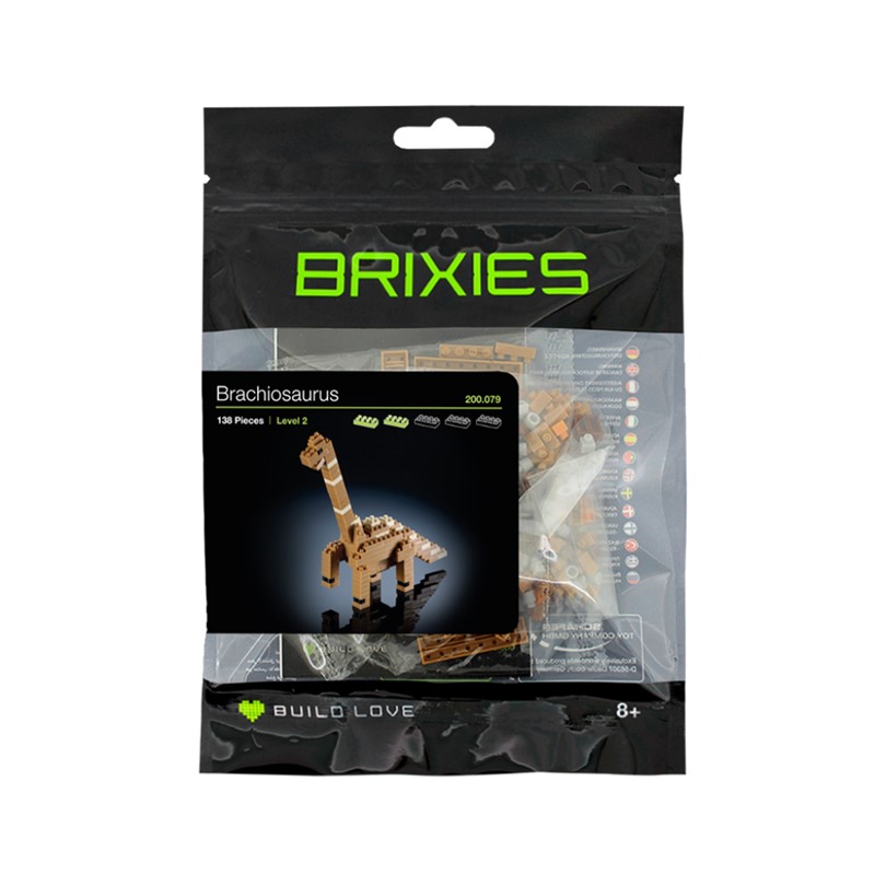 BRIXIES DINOSAUR BRACHIOSAURUS 3D