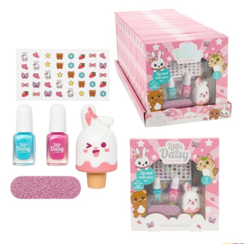 LITTLE DAISY SET (USNE I NOKTI) S DODATKOM U OBLIKU ZECA