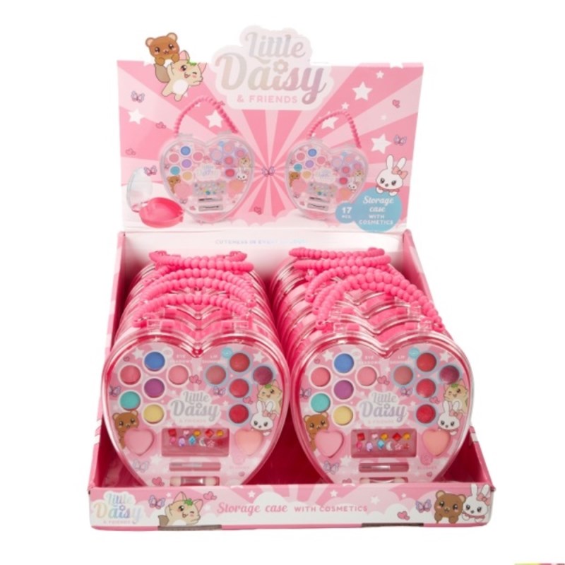 LITTLE DAISY SET ZA ŠMINKANJE – SRCE – U KUTIJICI 12DB