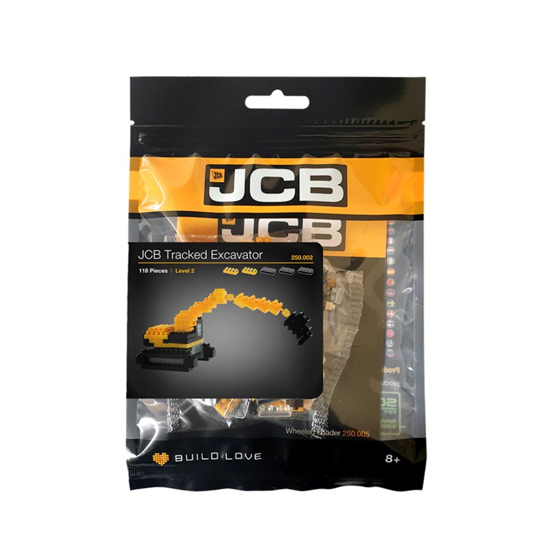 BRIXIES JCB BAGER GUSJENIČAR 3D