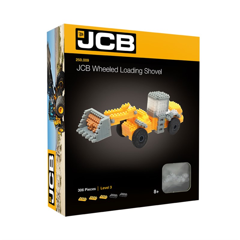 BRIXIES JCB BAGER UTOVARAČ NA KOTAČIMA 3D